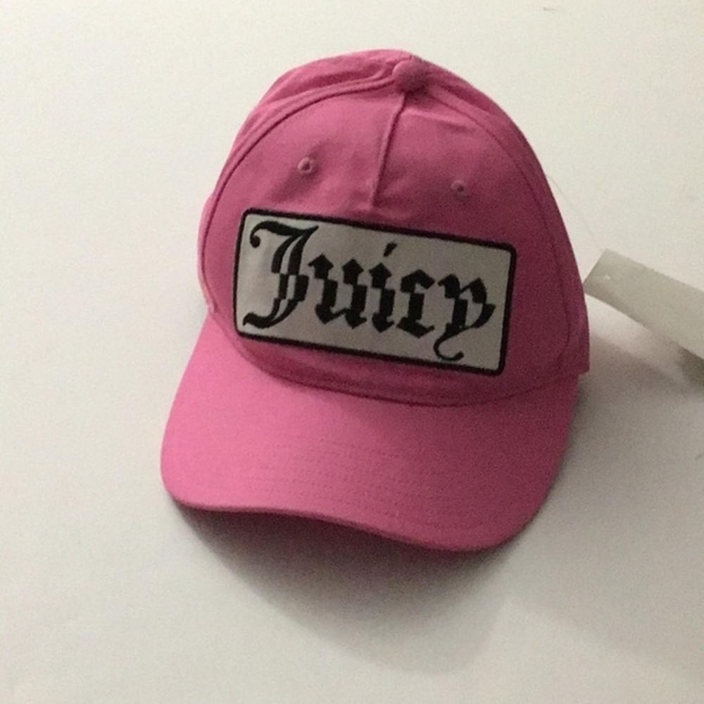 NWT Juicy SnapBack Cap Sample Hot Pink